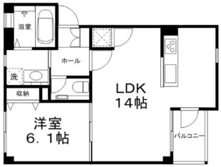 ＯＡ　ＦＬＡＴ車崎の物件間取画像